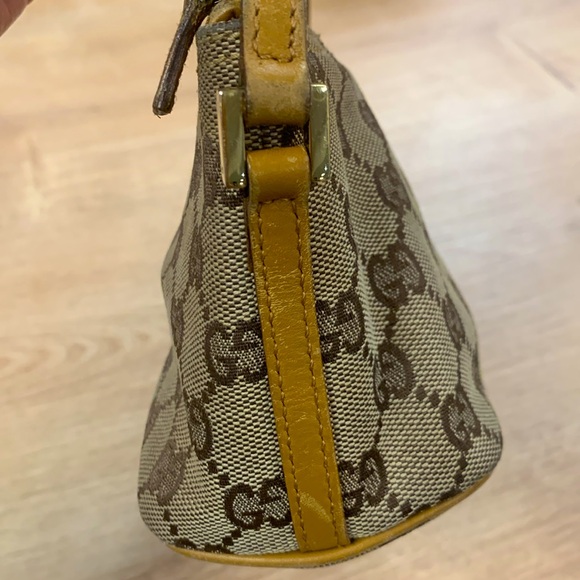 Gucci Authentic Pre-loved GG Monogram Canvas Pochette Boat Bag ✨Price Firm✨ - Picture 9 of 12